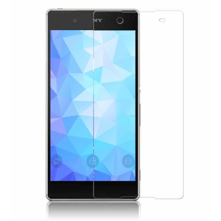 Sony Xperia M5, Kijelzővédő fólia, ütésálló fólia, Tempered Glass (edzett üveg), Clear