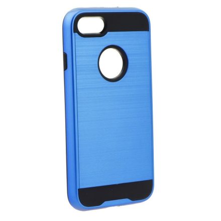 Samsung Galaxy J1 (2016) SM-J120, Műanyag hátlap védőtok, ütésálló, Forcell Panzer Moto Case, kék