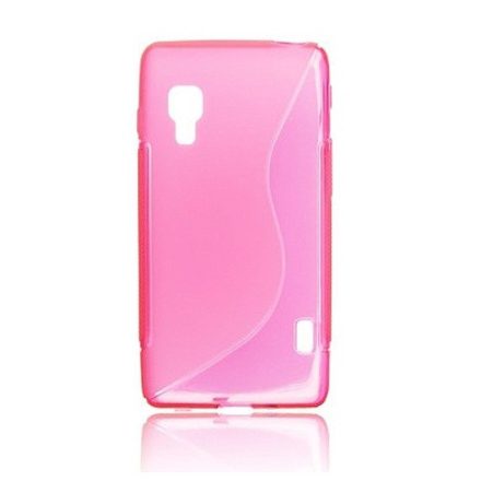 LG Optimus L5 II E460, TPU szilikon tok, S-Line, pink