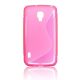 LG Optimus L7 II P715, TPU szilikon tok, S-Line, pink