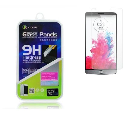 LG G3, Kijelzővédő fólia, ütésálló fólia, ütésálló fólia, Tempered Glass (edzett üveg), Clear