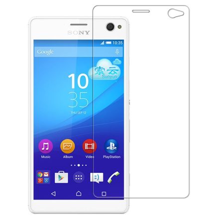 Sony Xperia C5 Ultra, Kijelzővédő fólia, ütésálló fólia, Tempered Glass (edzett üveg), Clear