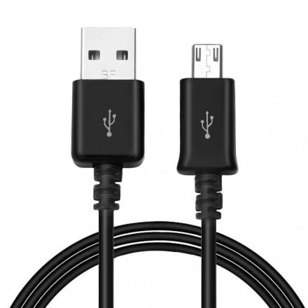 Adatkábel, Micro USB, 150 cm, Samsung, fekete, gyári