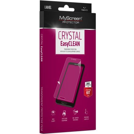 Samsung Galaxy S2 i9100, Kijelzővédő fólia, MyScreen Protector, Clear Prémium, szennyeződés- és baktériummentes, 1 db / csomag