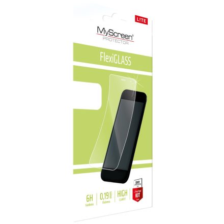 Alcatel One Touch Pop 4S, Kijelzővédő fólia, ütésálló fólia, MyScreen Protector L!te, Flexi Glass, Clear, 1 db / csomag