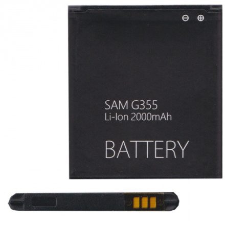 Samsung Galaxy Core 2 Duos G355, Akkumulátor, 2000 mAh, Li-Ion, EB-BG355BBE kompatibilis