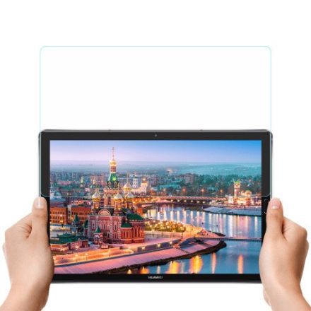 Huawei Mediapad M5 10.8 / M5 Pro 10.8, Kijelzővédő fólia, ütésálló fólia, Tempered Glass (edzett üveg), Clear