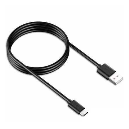 USB töltő- és adatkábel, USB Type-C, 100 cm, Samsung, fekete, gyári